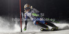 Therese Borssen of Sweden skiing in first run of women night slalom race of Audi FIS Alpine skiing World cup 2012-2013 in Flachau, Austria. Women night slalom race of Audi FIS Alpine skiing World cup was held Flachau, Austria, on Tuesday, 15th of January 2013.
