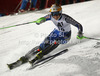 Therese Borssen of Sweden skiing in first run of women night slalom race of Audi FIS Alpine skiing World cup 2012-2013 in Flachau, Austria. Women night slalom race of Audi FIS Alpine skiing World cup was held Flachau, Austria, on Tuesday, 15th of January 2013.
