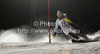 Bernadette Schild of Austria skiing in first run of women night slalom race of Audi FIS Alpine skiing World cup 2012-2013 in Flachau, Austria. Women night slalom race of Audi FIS Alpine skiing World cup was held Flachau, Austria, on Tuesday, 15th of January 2013.

