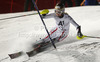 Bernadette Schild of Austria skiing in first run of women night slalom race of Audi FIS Alpine skiing World cup 2012-2013 in Flachau, Austria. Women night slalom race of Audi FIS Alpine skiing World cup was held Flachau, Austria, on Tuesday, 15th of January 2013.
