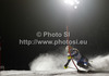 Nathalie Eklund of Sweden skiing in first run of women night slalom race of Audi FIS Alpine skiing World cup 2012-2013 in Flachau, Austria. Women night slalom race of Audi FIS Alpine skiing World cup was held Flachau, Austria, on Tuesday, 15th of January 2013.
