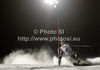 Nina Loeseth of Norway skiing in first run of women night slalom race of Audi FIS Alpine skiing World cup 2012-2013 in Flachau, Austria. Women night slalom race of Audi FIS Alpine skiing World cup was held Flachau, Austria, on Tuesday, 15th of January 2013.
