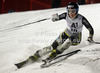 Nina Loeseth of Norway skiing in first run of women night slalom race of Audi FIS Alpine skiing World cup 2012-2013 in Flachau, Austria. Women night slalom race of Audi FIS Alpine skiing World cup was held Flachau, Austria, on Tuesday, 15th of January 2013.
