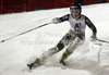 Nina Loeseth of Norway skiing in first run of women night slalom race of Audi FIS Alpine skiing World cup 2012-2013 in Flachau, Austria. Women night slalom race of Audi FIS Alpine skiing World cup was held Flachau, Austria, on Tuesday, 15th of January 2013.
