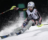 Sofija Novoselic of Croatia skiing in first run of women night slalom race of Audi FIS Alpine skiing World cup 2012-2013 in Flachau, Austria. Women night slalom race of Audi FIS Alpine skiing World cup was held Flachau, Austria, on Tuesday, 15th of January 2013.

