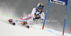 Kathrin Zettel of Austria skiing in first run of women giant slalom Golden Fox trophy race of Audi FIS Alpine skiing World cup 2012-2013 in Maribor, Slovenia. Women giant slalom race of Audi FIS Alpine skiing World cup was held in Maribor, Slovenia, on Saturday, 26th of January 2013.
