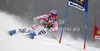 Maria Hoefl-Riesch of Germany skiing in first run of women giant slalom Golden Fox trophy race of Audi FIS Alpine skiing World cup 2012-2013 in Maribor, Slovenia. Women giant slalom race of Audi FIS Alpine skiing World cup was held in Maribor, Slovenia, on Saturday, 26th of January 2013.
