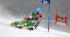 Tanja Poutiainen of Finland skiing in first run of women giant slalom Golden Fox trophy race of Audi FIS Alpine skiing World cup 2012-2013 in Maribor, Slovenia. Women giant slalom race of Audi FIS Alpine skiing World cup was held in Maribor, Slovenia, on Saturday, 26th of January 2013.
