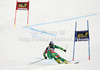 Tanja Poutiainen of Finland skiing in first run of women giant slalom Golden Fox trophy race of Audi FIS Alpine skiing World cup 2012-2013 in Maribor, Slovenia. Women giant slalom race of Audi FIS Alpine skiing World cup was held in Maribor, Slovenia, on Saturday, 26th of January 2013.
