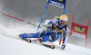 Jessica Lindell-Vikarby of Sweden skiing in first run of women giant slalom Golden Fox trophy race of Audi FIS Alpine skiing World cup 2012-2013 in Maribor, Slovenia. Women giant slalom race of Audi FIS Alpine skiing World cup was held in Maribor, Slovenia, on Saturday, 26th of January 2013.
