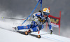Maria Pietilae-Holmner of Sweden skiing in first run of women giant slalom Golden Fox trophy race of Audi FIS Alpine skiing World cup 2012-2013 in Maribor, Slovenia. Women giant slalom race of Audi FIS Alpine skiing World cup was held in Maribor, Slovenia, on Saturday, 26th of January 2013.
