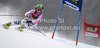 Lena Duerr of Germany skiing in first run of women giant slalom Golden Fox trophy race of Audi FIS Alpine skiing World cup 2012-2013 in Maribor, Slovenia. Women giant slalom race of Audi FIS Alpine skiing World cup was held in Maribor, Slovenia, on Saturday, 26th of January 2013.
