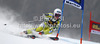 Lotte Smiseth Sejersted of Norway skiing in first run of women giant slalom Golden Fox trophy race of Audi FIS Alpine skiing World cup 2012-2013 in Maribor, Slovenia. Women giant slalom race of Audi FIS Alpine skiing World cup was held in Maribor, Slovenia, on Saturday, 26th of January 2013.
