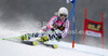 Simona Hoesl of Germany skiing in first run of women giant slalom Golden Fox trophy race of Audi FIS Alpine skiing World cup 2012-2013 in Maribor, Slovenia. Women giant slalom race of Audi FIS Alpine skiing World cup was held in Maribor, Slovenia, on Saturday, 26th of January 2013.
