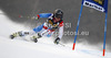 Wendy Holdener of Switzerland skiing in first run of women giant slalom Golden Fox trophy race of Audi FIS Alpine skiing World cup 2012-2013 in Maribor, Slovenia. Women giant slalom race of Audi FIS Alpine skiing World cup was held in Maribor, Slovenia, on Saturday, 26th of January 2013.
