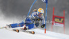 Nathalie Eklund of Sweden skiing in first run of women giant slalom Golden Fox trophy race of Audi FIS Alpine skiing World cup 2012-2013 in Maribor, Slovenia. Women giant slalom race of Audi FIS Alpine skiing World cup was held in Maribor, Slovenia, on Saturday, 26th of January 2013.

