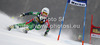 Nina Halme of Finland skiing in first run of women giant slalom Golden Fox trophy race of Audi FIS Alpine skiing World cup 2012-2013 in Maribor, Slovenia. Women giant slalom race of Audi FIS Alpine skiing World cup was held in Maribor, Slovenia, on Saturday, 26th of January 2013.
