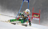 Nina Halme of Finland skiing in first run of women giant slalom Golden Fox trophy race of Audi FIS Alpine skiing World cup 2012-2013 in Maribor, Slovenia. Women giant slalom race of Audi FIS Alpine skiing World cup was held in Maribor, Slovenia, on Saturday, 26th of January 2013.
