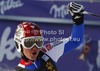 Anemone Marmottan of France reacts in finish of second run of women giant slalom Golden Fox trophy race of Audi FIS Alpine skiing World cup 2012-2013 in Maribor, Slovenia. Women giant slalom race of Audi FIS Alpine skiing World cup was held in Maribor, Slovenia, on Saturday, 26th of January 2013.

