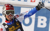 Anemone Marmottan of France reacts in finish of second run of women giant slalom Golden Fox trophy race of Audi FIS Alpine skiing World cup 2012-2013 in Maribor, Slovenia. Women giant slalom race of Audi FIS Alpine skiing World cup was held in Maribor, Slovenia, on Saturday, 26th of January 2013.
