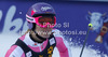 Fourth placed Maria Hoefl-Riesch of Germany reacts in finish of second run of women giant slalom Golden Fox trophy race of Audi FIS Alpine skiing World cup 2012-2013 in Maribor, Slovenia. Women giant slalom race of Audi FIS Alpine skiing World cup was held in Maribor, Slovenia, on Saturday, 26th of January 2013.
