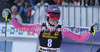 Fourth placed Maria Hoefl-Riesch of Germany reacts in finish of second run of women giant slalom Golden Fox trophy race of Audi FIS Alpine skiing World cup 2012-2013 in Maribor, Slovenia. Women giant slalom race of Audi FIS Alpine skiing World cup was held in Maribor, Slovenia, on Saturday, 26th of January 2013.
