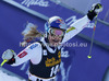 Winner Lindsey Vonn of USA reacts in finish of second run of women giant slalom Golden Fox trophy race of Audi FIS Alpine skiing World cup 2012-2013 in Maribor, Slovenia. Women giant slalom race of Audi FIS Alpine skiing World cup was held in Maribor, Slovenia, on Saturday, 26th of January 2013.
