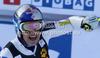 Winner Lindsey Vonn of USA reacts in finish of second run of women giant slalom Golden Fox trophy race of Audi FIS Alpine skiing World cup 2012-2013 in Maribor, Slovenia. Women giant slalom race of Audi FIS Alpine skiing World cup was held in Maribor, Slovenia, on Saturday, 26th of January 2013.
