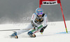 Irene Curtoni of Italy skiing in first run of women giant slalom Golden Fox trophy race of Audi FIS Alpine skiing World cup 2012-2013 in Maribor, Slovenia. Women giant slalom race of Audi FIS Alpine skiing World cup was held in Maribor, Slovenia, on Saturday, 26th of January 2013.
