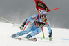 Tina Maze of Slovenia skiing in first run of women giant slalom Golden Fox trophy race of Audi FIS Alpine skiing World cup 2012-2013 in Maribor, Slovenia. Women giant slalom race of Audi FIS Alpine skiing World cup was held in Maribor, Slovenia, on Saturday, 26th of January 2013.
