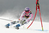Maria Hoefl-Riesch of Germany skiing in first run of women giant slalom Golden Fox trophy race of Audi FIS Alpine skiing World cup 2012-2013 in Maribor, Slovenia. Women giant slalom race of Audi FIS Alpine skiing World cup was held in Maribor, Slovenia, on Saturday, 26th of January 2013.
