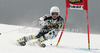 Julia Mancuso of USA skiing in first run of women giant slalom Golden Fox trophy race of Audi FIS Alpine skiing World cup 2012-2013 in Maribor, Slovenia. Women giant slalom race of Audi FIS Alpine skiing World cup was held in Maribor, Slovenia, on Saturday, 26th of January 2013.
