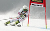 Lara Gut of Switzerland skiing in first run of women giant slalom Golden Fox trophy race of Audi FIS Alpine skiing World cup 2012-2013 in Maribor, Slovenia. Women giant slalom race of Audi FIS Alpine skiing World cup was held in Maribor, Slovenia, on Saturday, 26th of January 2013.
