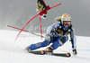 Jessica Lindell-Vikarby of Sweden skiing in first run of women giant slalom Golden Fox trophy race of Audi FIS Alpine skiing World cup 2012-2013 in Maribor, Slovenia. Women giant slalom race of Audi FIS Alpine skiing World cup was held in Maribor, Slovenia, on Saturday, 26th of January 2013.
