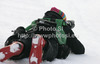 Photographer during first run of women giant slalom Golden Fox trophy race of Audi FIS Alpine skiing World cup 2012-2013 in Maribor, Slovenia. Women giant slalom race of Audi FIS Alpine skiing World cup was held in Maribor, Slovenia, on Saturday, 26th of January 2013.
