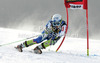 Ilka Stuhec of Slovenia skiing in first run of women giant slalom Golden Fox trophy race of Audi FIS Alpine skiing World cup 2012-2013 in Maribor, Slovenia. Women giant slalom race of Audi FIS Alpine skiing World cup was held in Maribor, Slovenia, on Saturday, 26th of January 2013.
