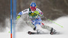 Veronika Velez Zuzulova of Slovakia skiing in first run of women slalom Golden Fox trophy race of Audi FIS Alpine skiing World cup 2012-2013 in Maribor, Slovenia. Women slalom race of Audi FIS Alpine skiing World cup was held in Maribor, Slovenia, on Sunday, 27th of January 2013.
