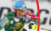 Tanja Poutiainen of Finland skiing in first run of women slalom Golden Fox trophy race of Audi FIS Alpine skiing World cup 2012-2013 in Maribor, Slovenia. Women slalom race of Audi FIS Alpine skiing World cup was held in Maribor, Slovenia, on Sunday, 27th of January 2013.
