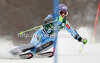 Tina Maze of Slovenia skiing in first run of women slalom Golden Fox trophy race of Audi FIS Alpine skiing World cup 2012-2013 in Maribor, Slovenia. Women slalom race of Audi FIS Alpine skiing World cup was held in Maribor, Slovenia, on Sunday, 27th of January 2013.
