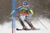 Mikaela Shiffrin of USA skiing in first run of women slalom Golden Fox trophy race of Audi FIS Alpine skiing World cup 2012-2013 in Maribor, Slovenia. Women slalom race of Audi FIS Alpine skiing World cup was held in Maribor, Slovenia, on Sunday, 27th of January 2013.
