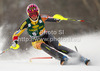 Marie-Michele Gagnon of Canada skiing in first run of women slalom Golden Fox trophy race of Audi FIS Alpine skiing World cup 2012-2013 in Maribor, Slovenia. Women slalom race of Audi FIS Alpine skiing World cup was held in Maribor, Slovenia, on Sunday, 27th of January 2013.
