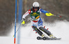 Wendy Holdener of Switzerland skiing in first run of women slalom Golden Fox trophy race of Audi FIS Alpine skiing World cup 2012-2013 in Maribor, Slovenia. Women slalom race of Audi FIS Alpine skiing World cup was held in Maribor, Slovenia, on Sunday, 27th of January 2013.
