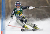 Nina Loeseth of Norway skiing in first run of women slalom Golden Fox trophy race of Audi FIS Alpine skiing World cup 2012-2013 in Maribor, Slovenia. Women slalom race of Audi FIS Alpine skiing World cup was held in Maribor, Slovenia, on Sunday, 27th of January 2013.
