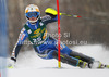 Emelie Wikstroem of Sweden skiing in first run of women slalom Golden Fox trophy race of Audi FIS Alpine skiing World cup 2012-2013 in Maribor, Slovenia. Women slalom race of Audi FIS Alpine skiing World cup was held in Maribor, Slovenia, on Sunday, 27th of January 2013.
