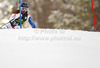 Dominique Gisin of Switzerland skiing in first run of women slalom Golden Fox trophy race of Audi FIS Alpine skiing World cup 2012-2013 in Maribor, Slovenia. Women slalom race of Audi FIS Alpine skiing World cup was held in Maribor, Slovenia, on Sunday, 27th of January 2013.
