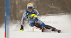 Sara Hector of Sweden skiing in first run of women slalom Golden Fox trophy race of Audi FIS Alpine skiing World cup 2012-2013 in Maribor, Slovenia. Women slalom race of Audi FIS Alpine skiing World cup was held in Maribor, Slovenia, on Sunday, 27th of January 2013.
