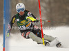 Sofija Novoselic of Croatia skiing in first run of women slalom Golden Fox trophy race of Audi FIS Alpine skiing World cup 2012-2013 in Maribor, Slovenia. Women slalom race of Audi FIS Alpine skiing World cup was held in Maribor, Slovenia, on Sunday, 27th of January 2013.
