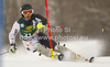 Alexandra Tilley of Great Britain skiing in first run of women slalom Golden Fox trophy race of Audi FIS Alpine skiing World cup 2012-2013 in Maribor, Slovenia. Women slalom race of Audi FIS Alpine skiing World cup was held in Maribor, Slovenia, on Sunday, 27th of January 2013.
