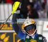 Second placed Frida Hansdotter of Sweden reacts in finish of second run of women slalom Golden Fox trophy race of Audi FIS Alpine skiing World cup 2012-2013 in Maribor, Slovenia. Women slalom race of Audi FIS Alpine skiing World cup was held in Maribor, Slovenia, on Sunday, 27th of January 2013.
