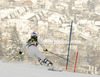 Lindsey Vonn of USA skiing in first run of women slalom Golden Fox trophy race of Audi FIS Alpine skiing World cup 2012-2013 in Maribor, Slovenia. Women slalom race of Audi FIS Alpine skiing World cup was held in Maribor, Slovenia, on Sunday, 27th of January 2013.
